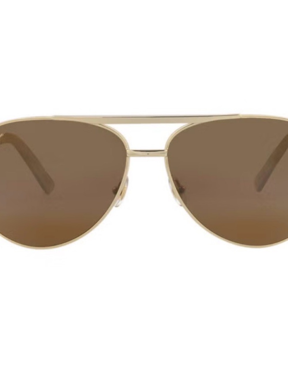 Maui Jim Seacliff MJ 831-16 Unisex Gold Polarized Aviator Sunglasses 61mm
